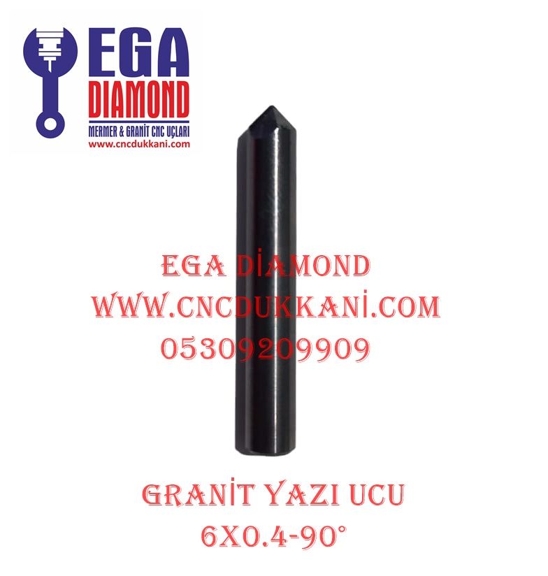 GRANİT YAZI UCU SAP 6 MM 90 DERECE 0.4 MM UÇ ( A SERİ )