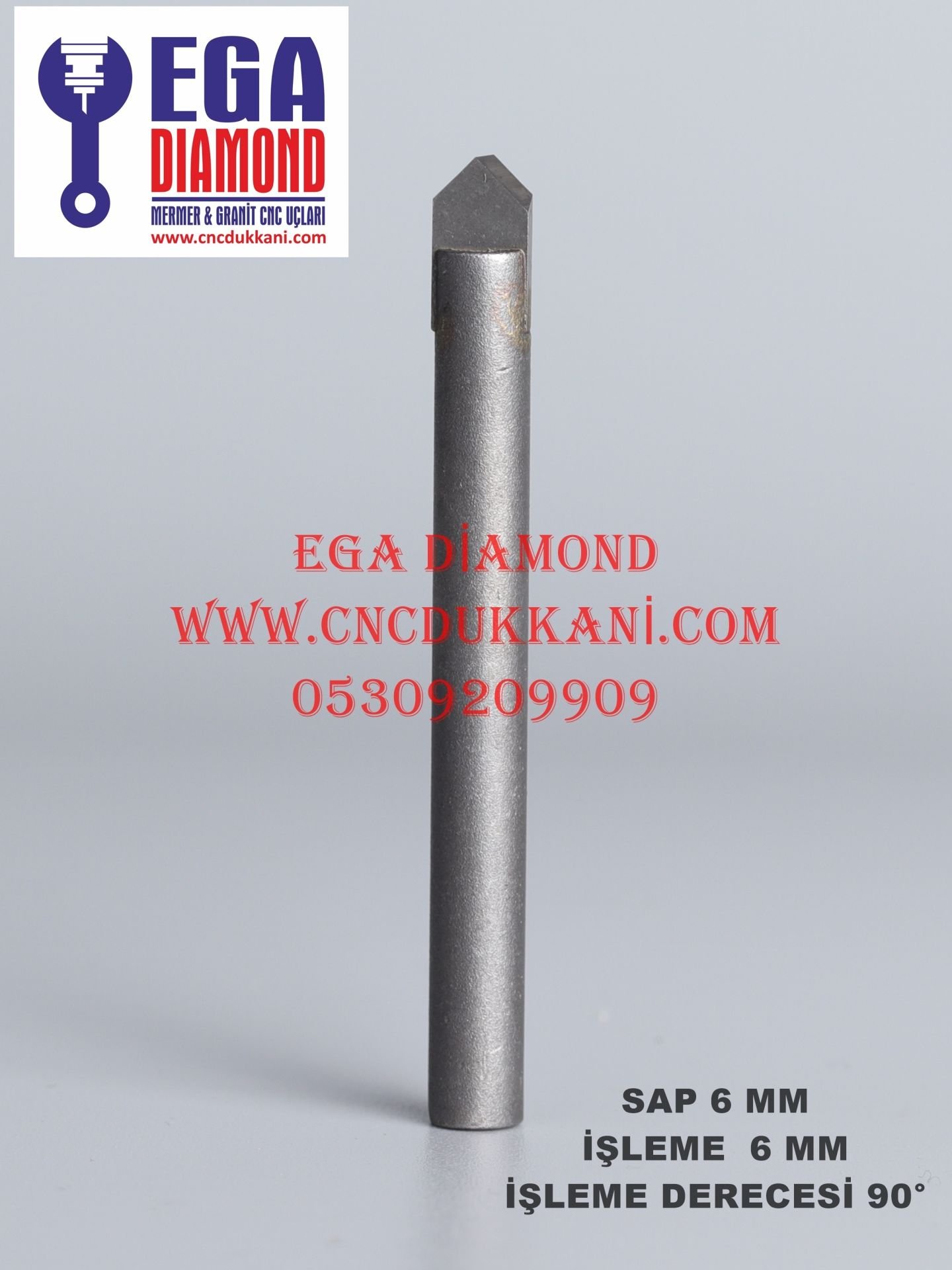 6 MM YAZI UCU ( 90 DERECE )