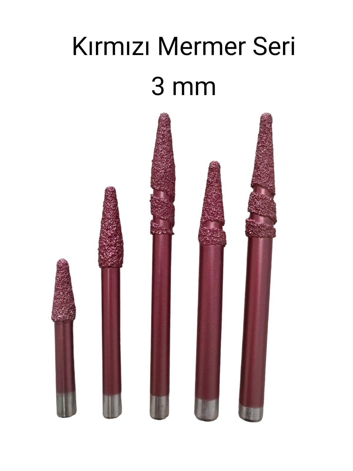 3 mm MERMER KIRMIZI SERİ UÇ