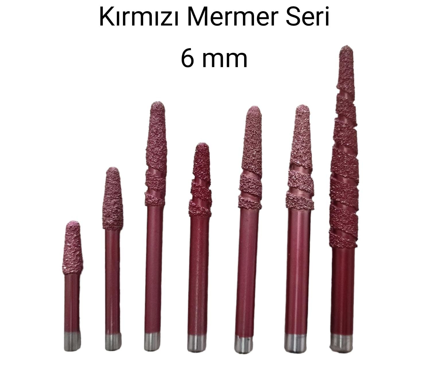 6 mm MERMER KIRMIZI SERİ UÇ