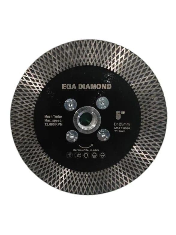 125 mm FLANŞLI PORSELEN KESİCİ