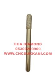 10x30 Küre Mermer Cnc Ucu ( SARI SERİ )