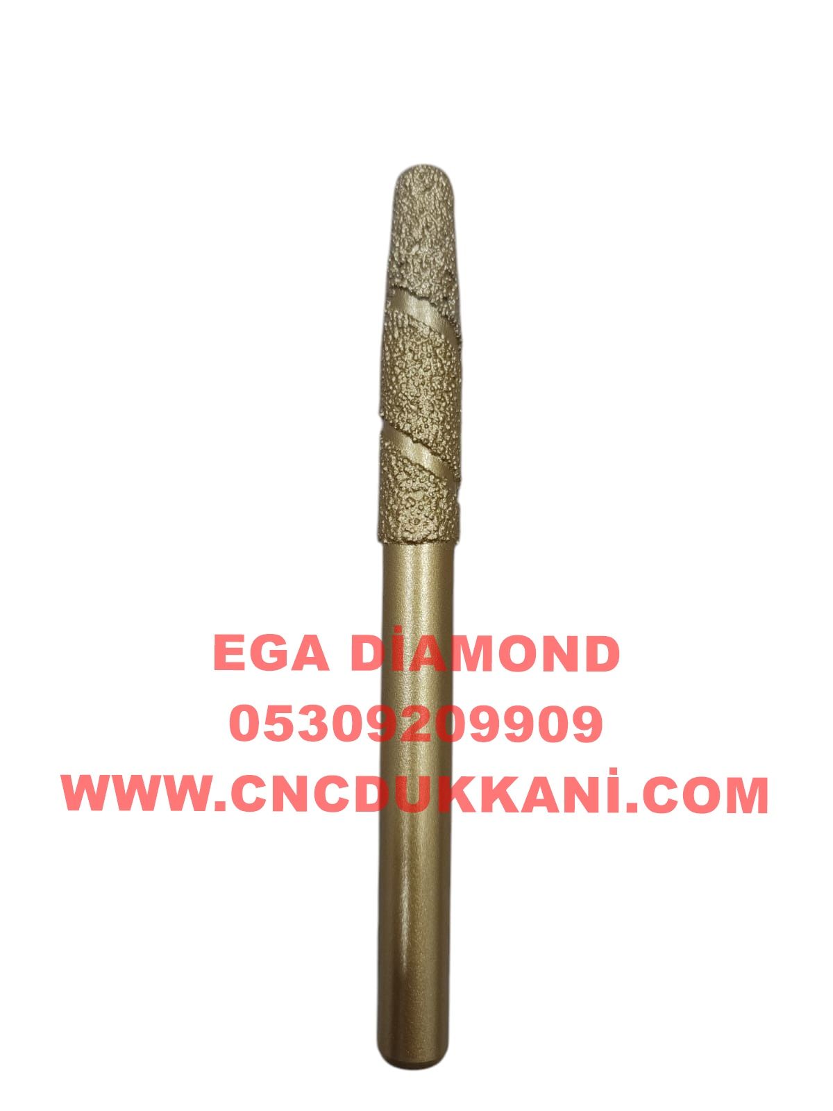 8X50 KONİK MERMER CNC UCU SAP 10 MM ( SARI SERİ )