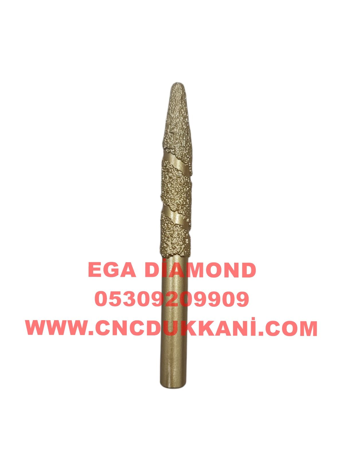 4x50 Konik Mermer Ucu Sap 8 mm ( SARI SERİ )