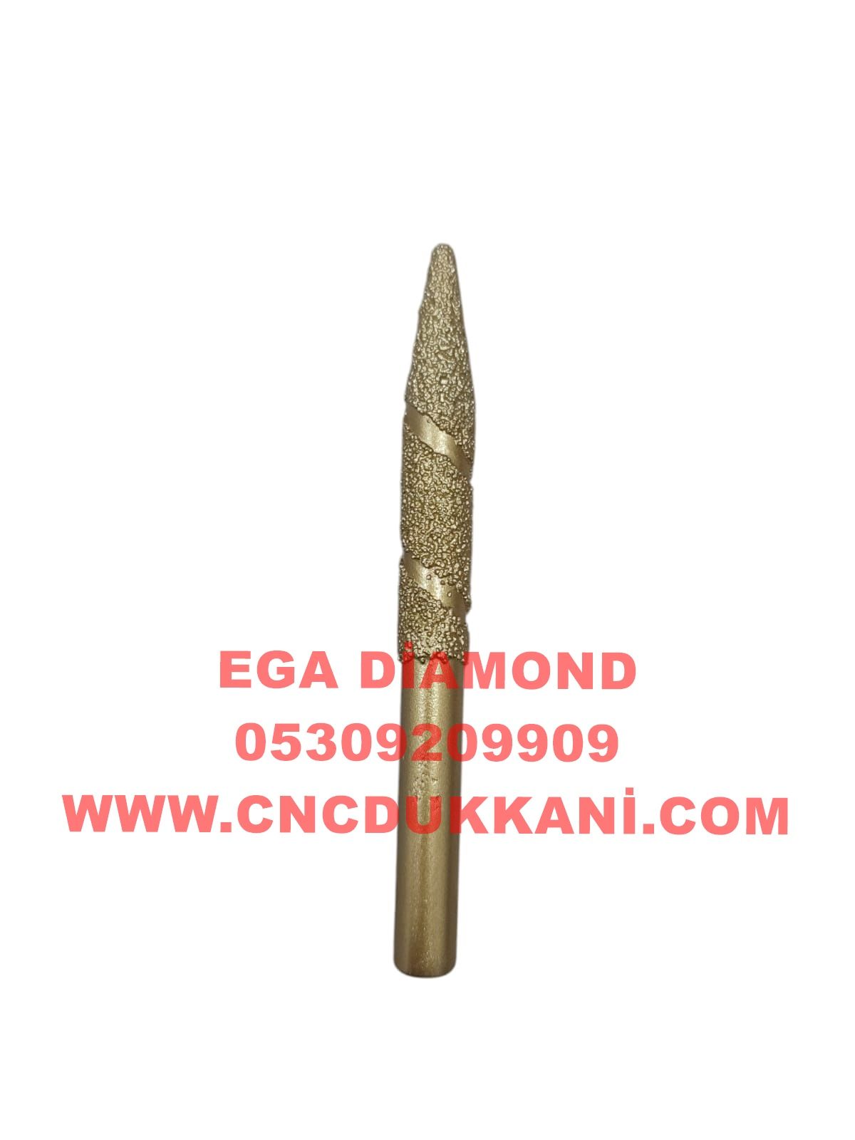 3x50 Konik Mermer Ucu Sap 8 mm ( SARI SERİ )