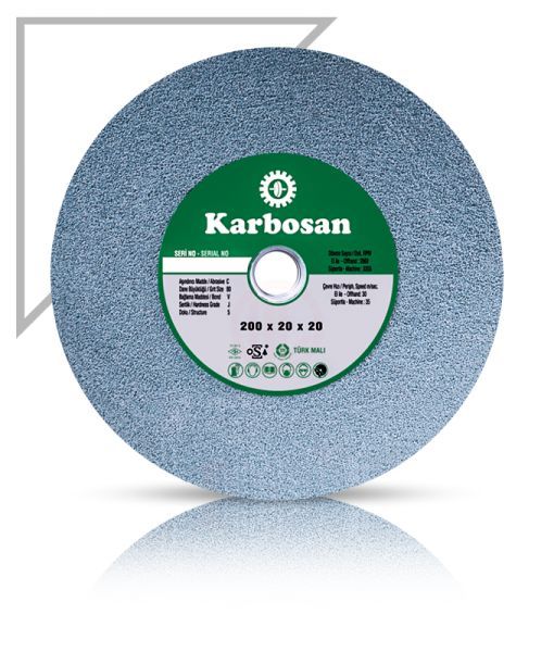 Karbosan SCG Taşlama Taşı T1 Düz 175x20x20 mm SCG 80 J 5 V