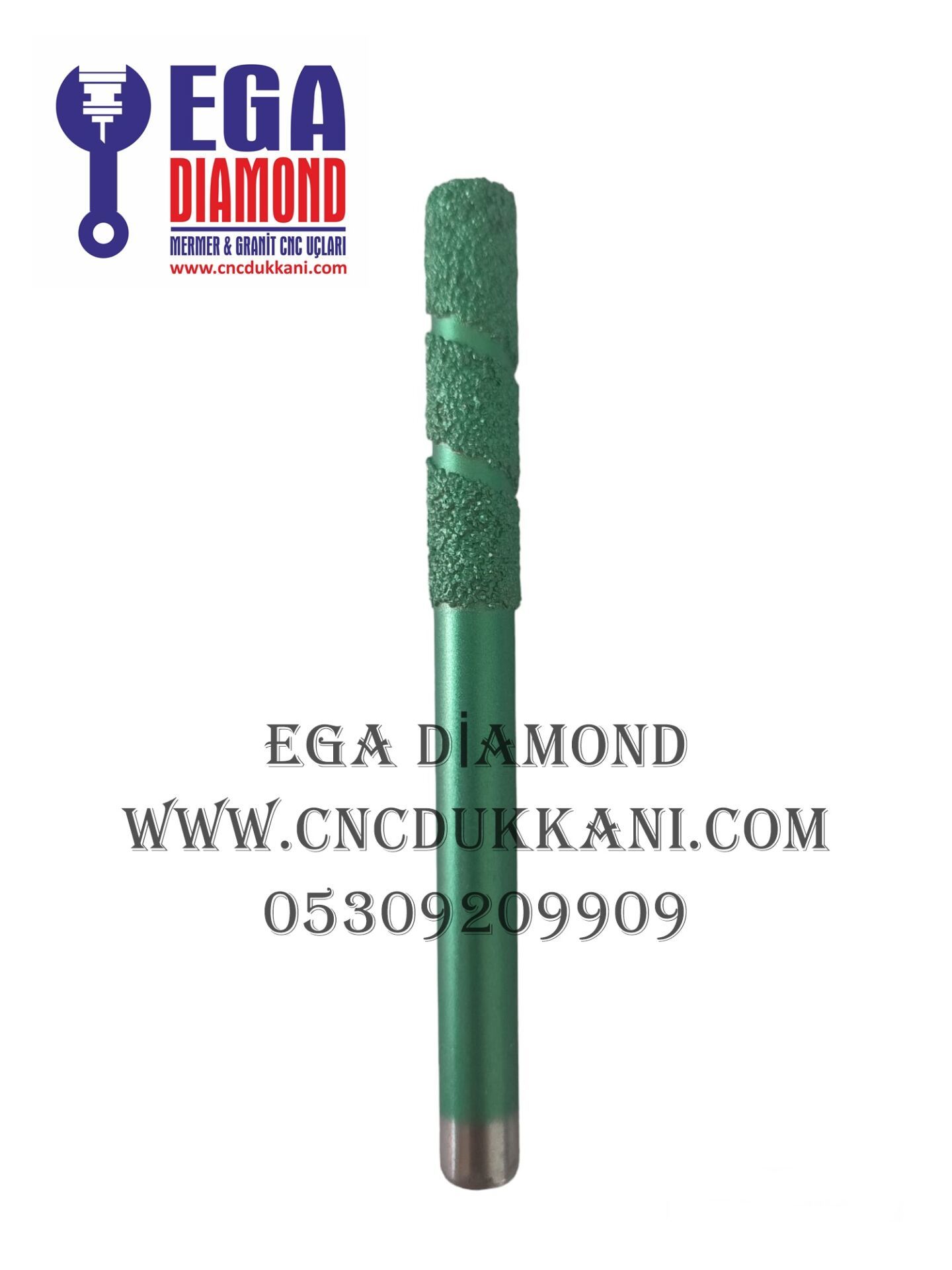10x50 Düz Mermer Cnc Ucu ( YEŞİL SERİ )