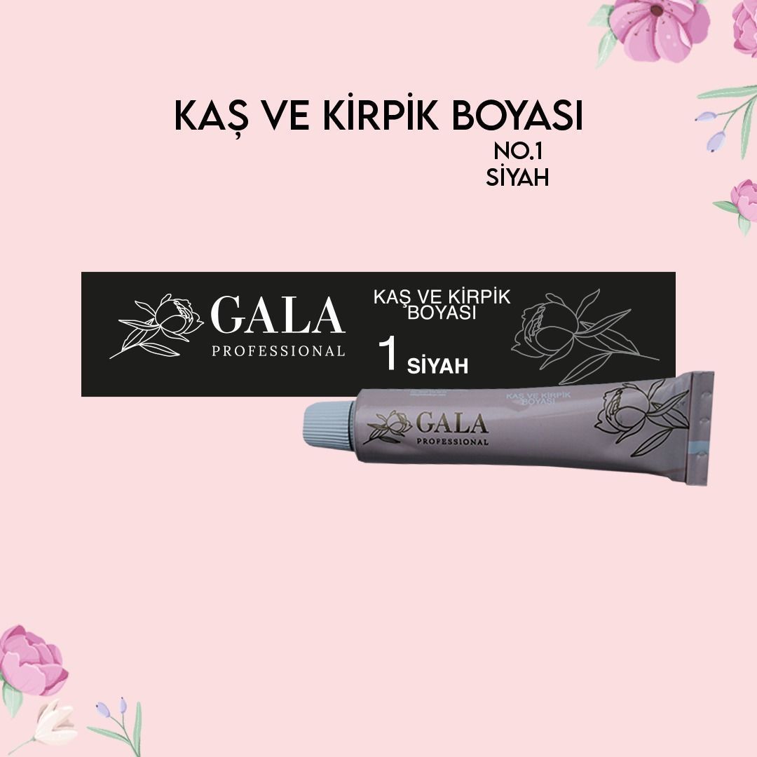 GALA KAŞ KİRPİK BOYASI 15 ML NO:1