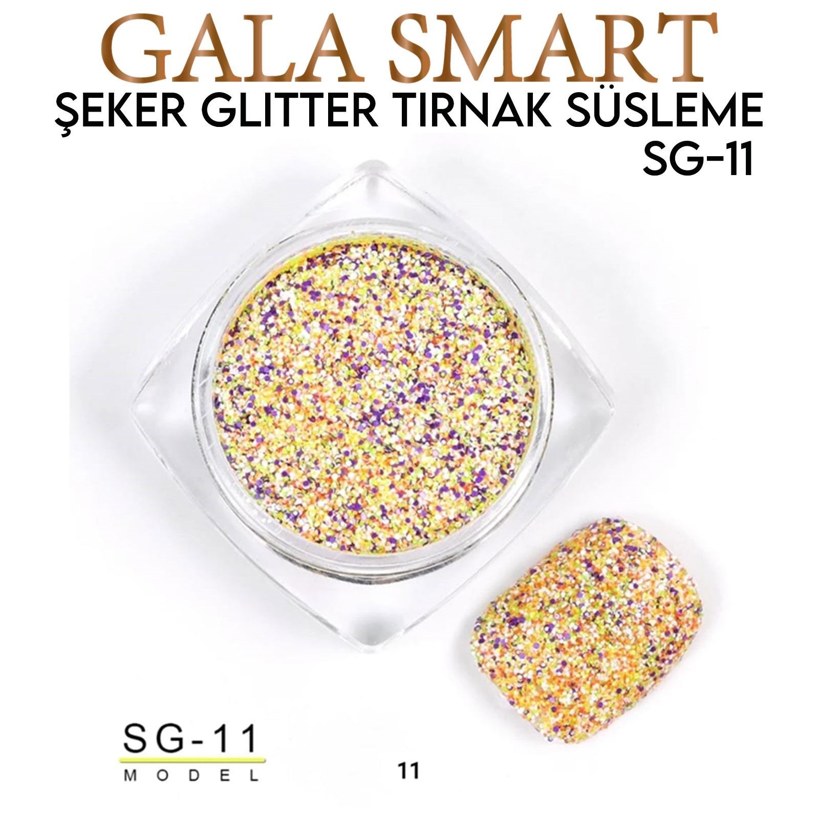 ŞEKER GLİTTER TIRNAK SÜSLEME NO:SG-11