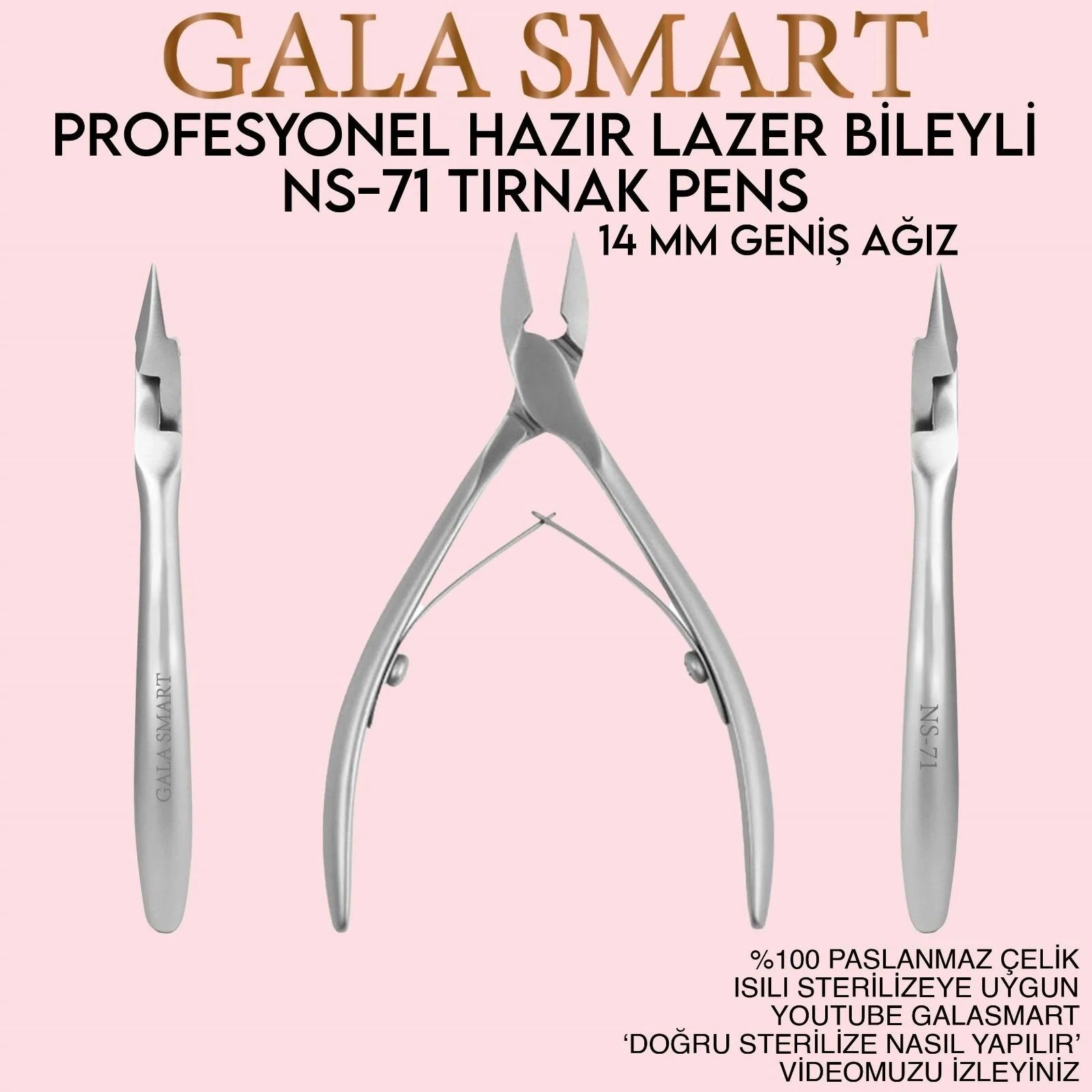 NS-71 TIRNAK PENS - 14 MM GENİŞ AĞIZ