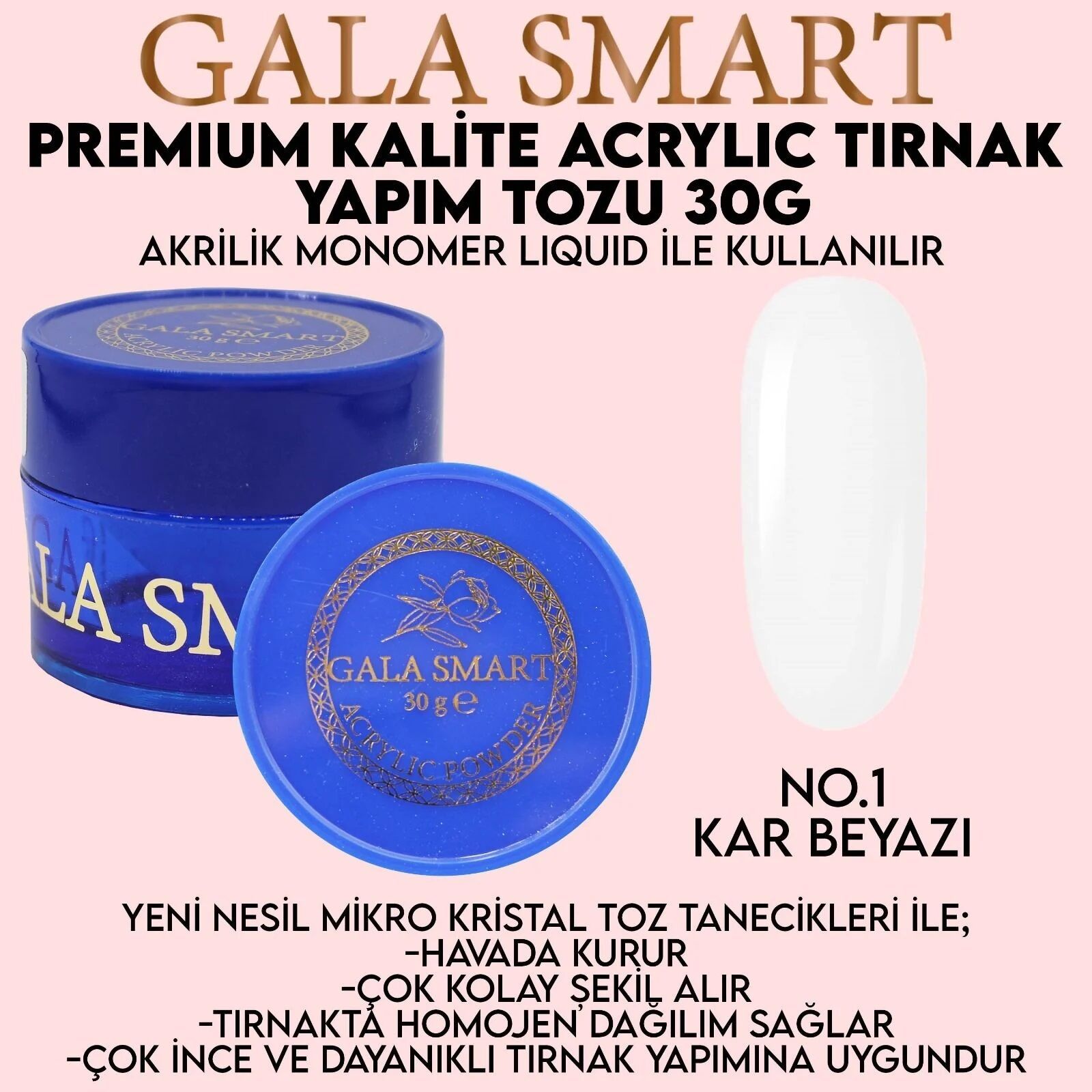 AKRİLİK TOZ PREMİUM 30 g - NO:01