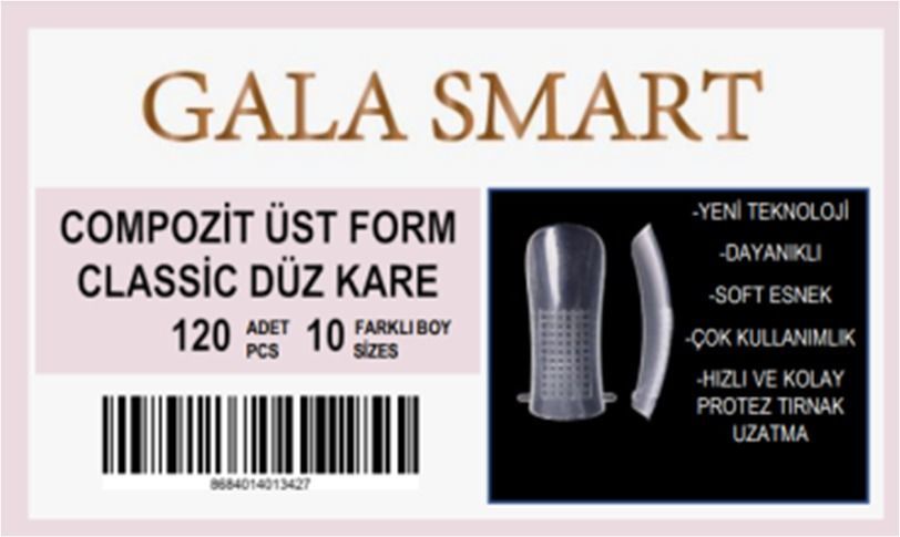 ÜST FORM - KLASİK DÜZ KARE - 120 Lİ KUTU