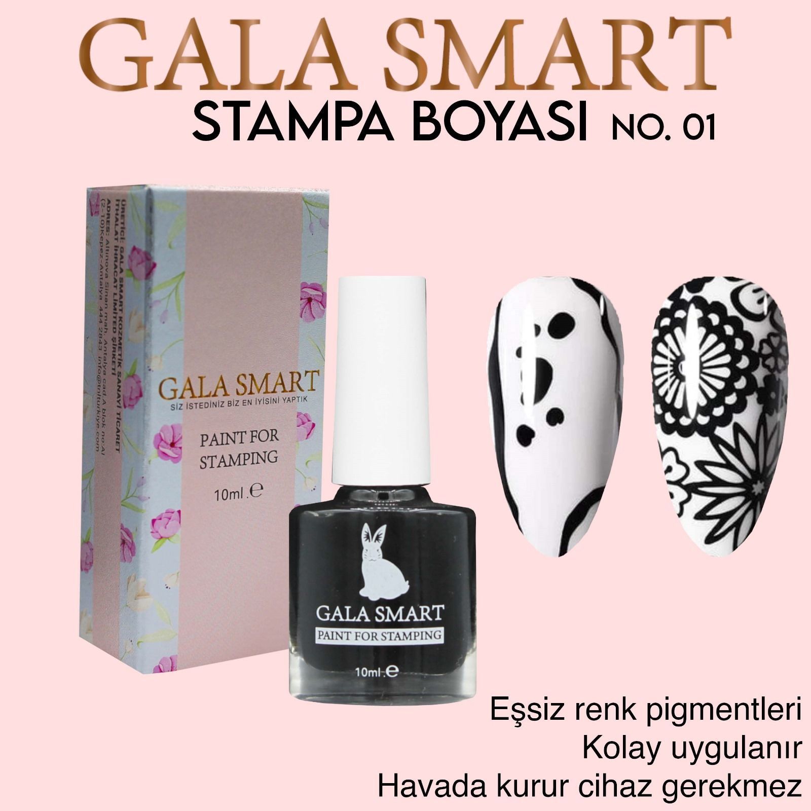 GALA SMART - STAMPA BOYASI 10 ML NO:01