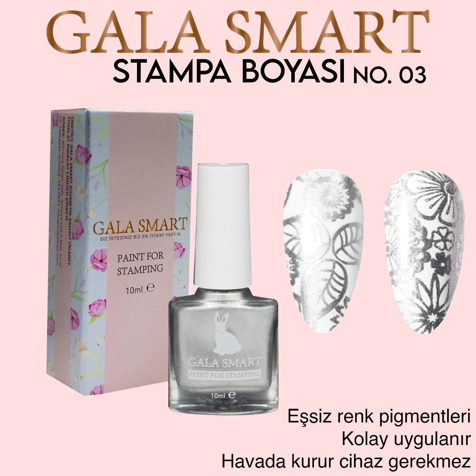 GALA SMART - STAMPA BOYASI 10 ML NO:03