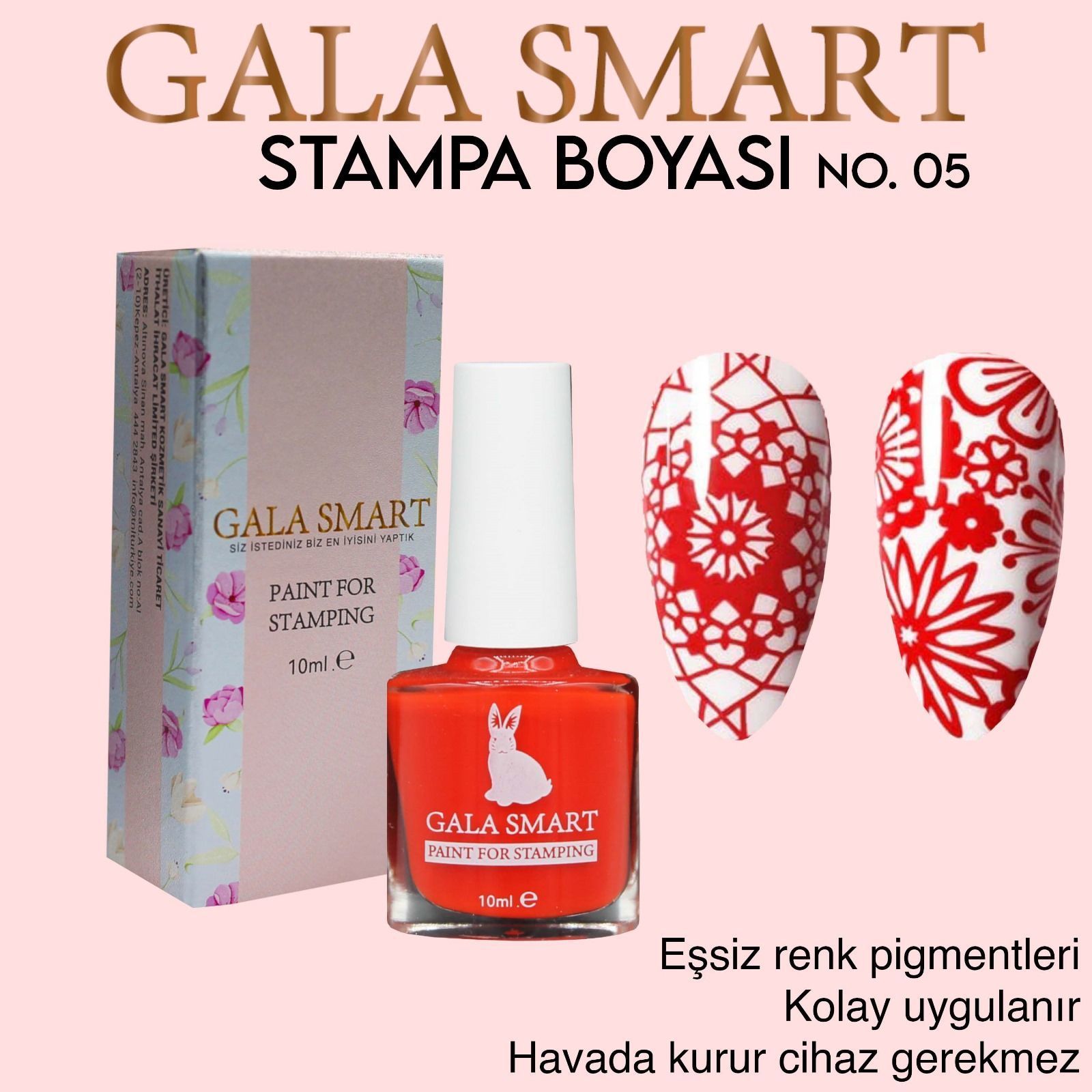 GALA SMART - STAMPA BOYASI 10 ML NO:05