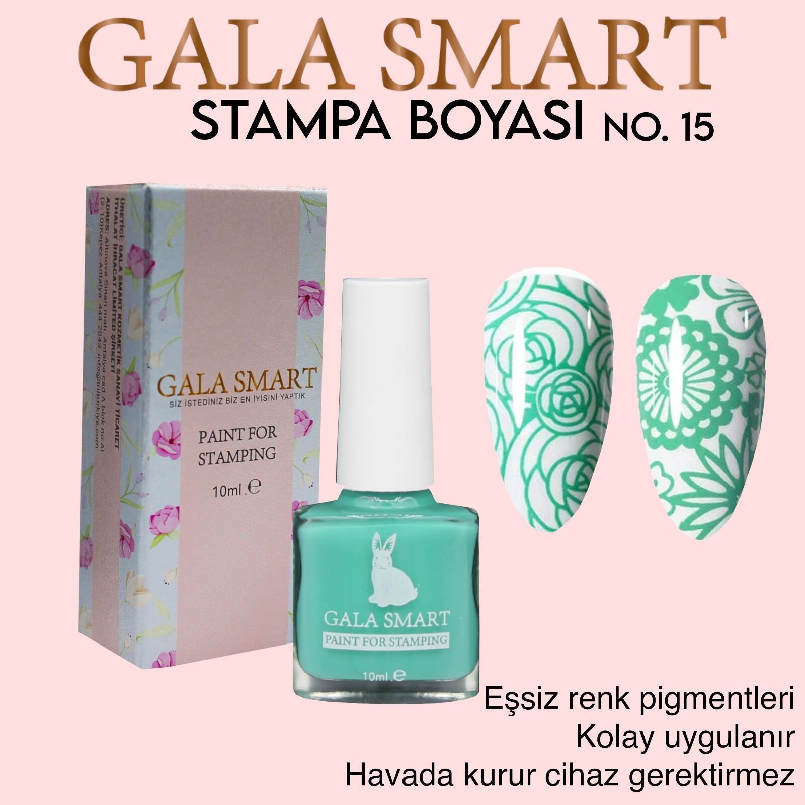 GALA SMART - STAMPA BOYASI 10 ML NO:15