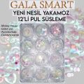 YENİ NESİL YAKAMOZ MODEL 12 Lİ PUL SET SÜSLEME