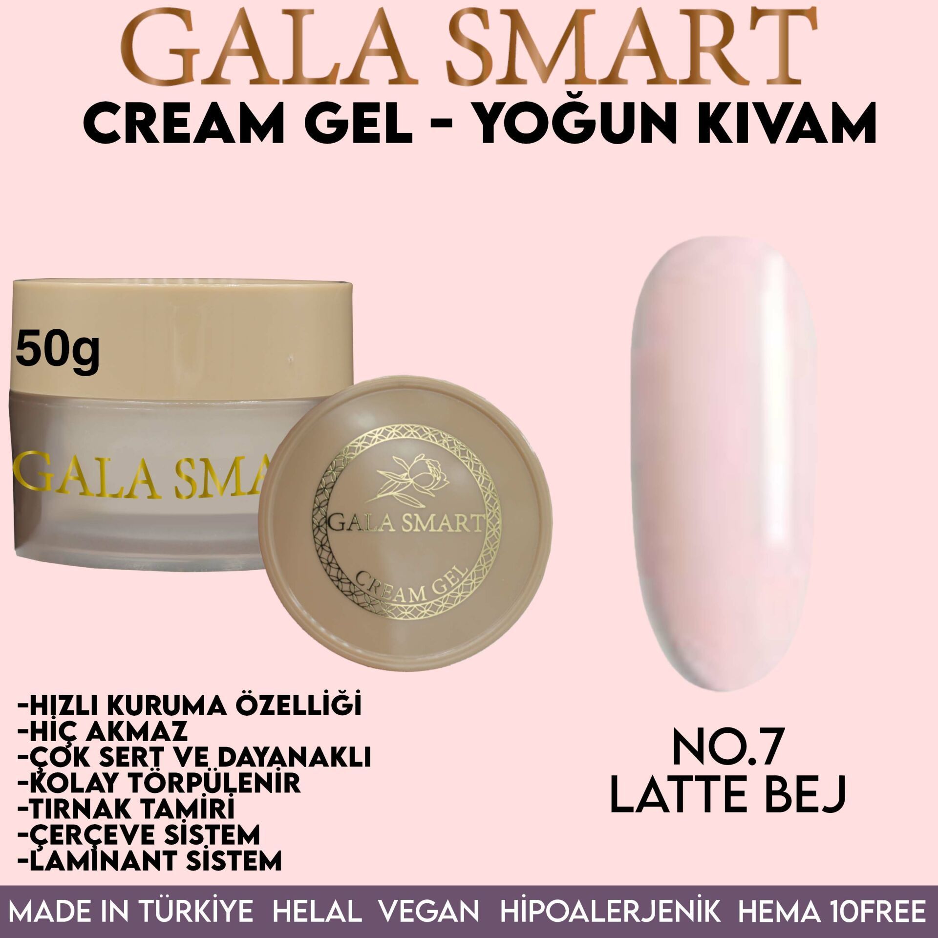 GALA SMART - CREAM GEL 50 G NO:7