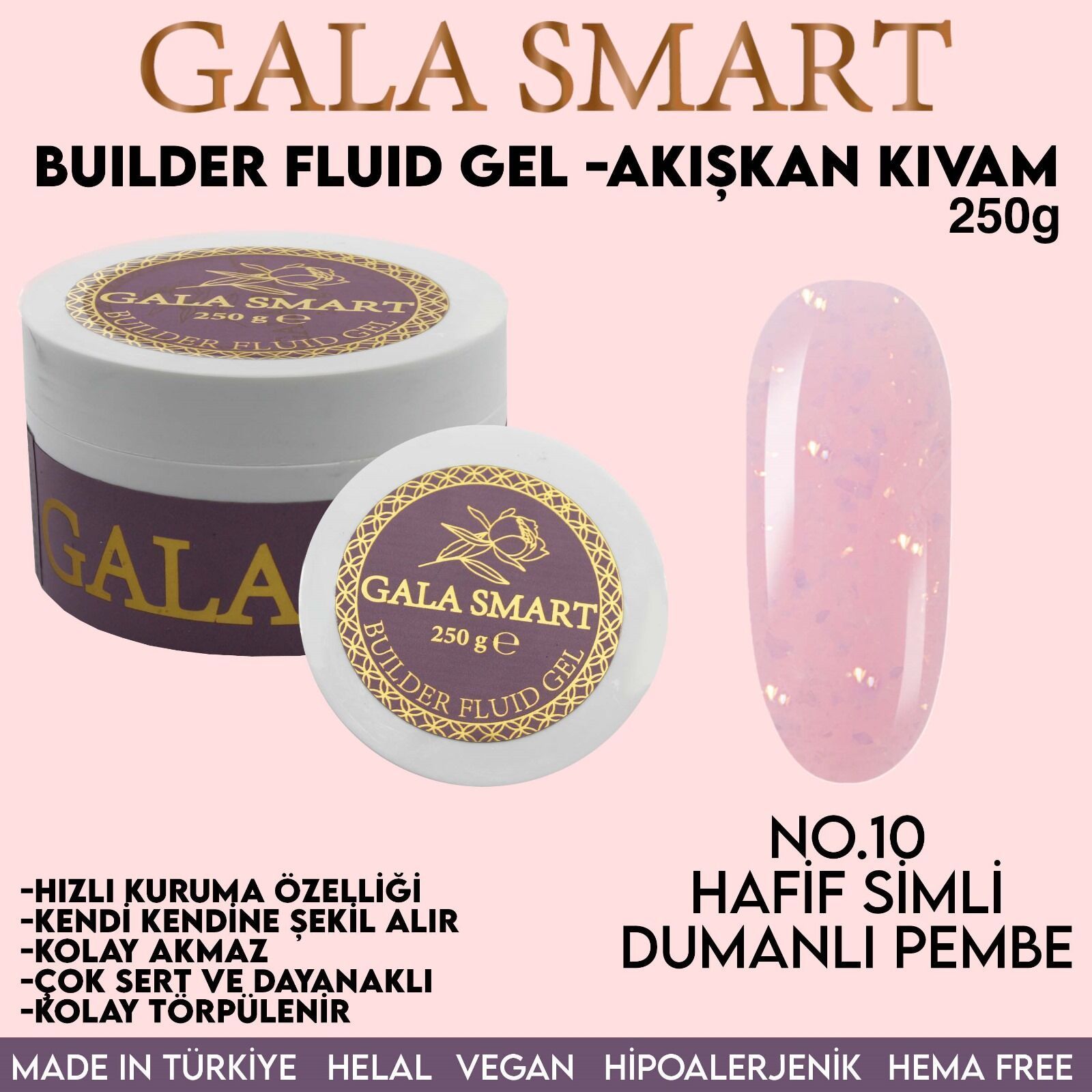 BUİLDER FLUİD GEL 250 G - NO:10