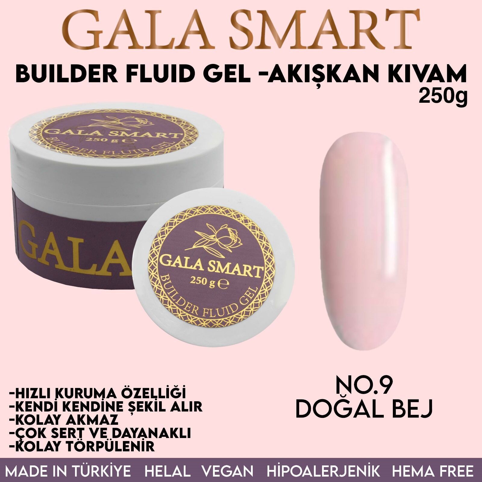 BUİLDER FLUİD GEL 250 G - NO:9