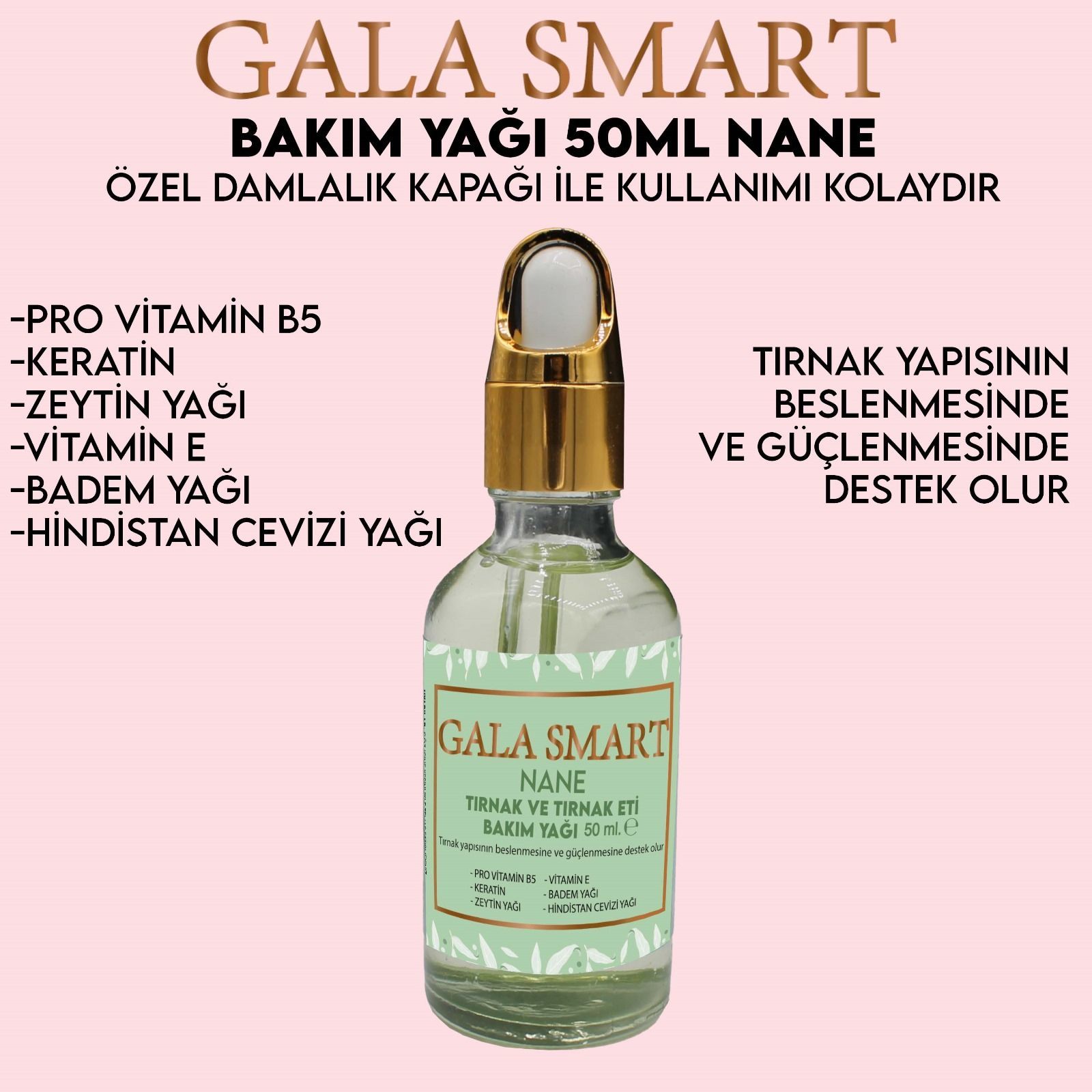 GALA TIRNAK BAKIM YAĞI 50 ML - NANE