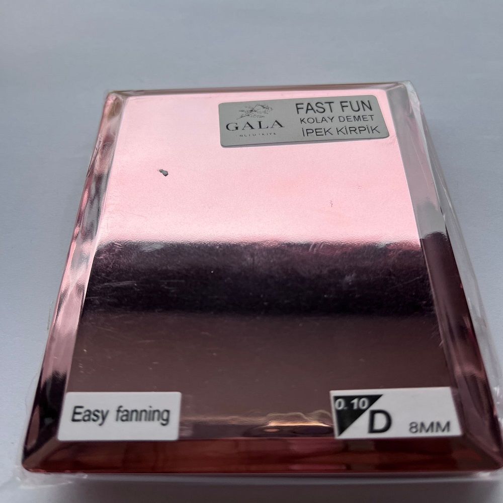 GALA FAST FUN KOLAY VOLUME İPEK KİRPİK 0.10 D 8MM TEK BOY