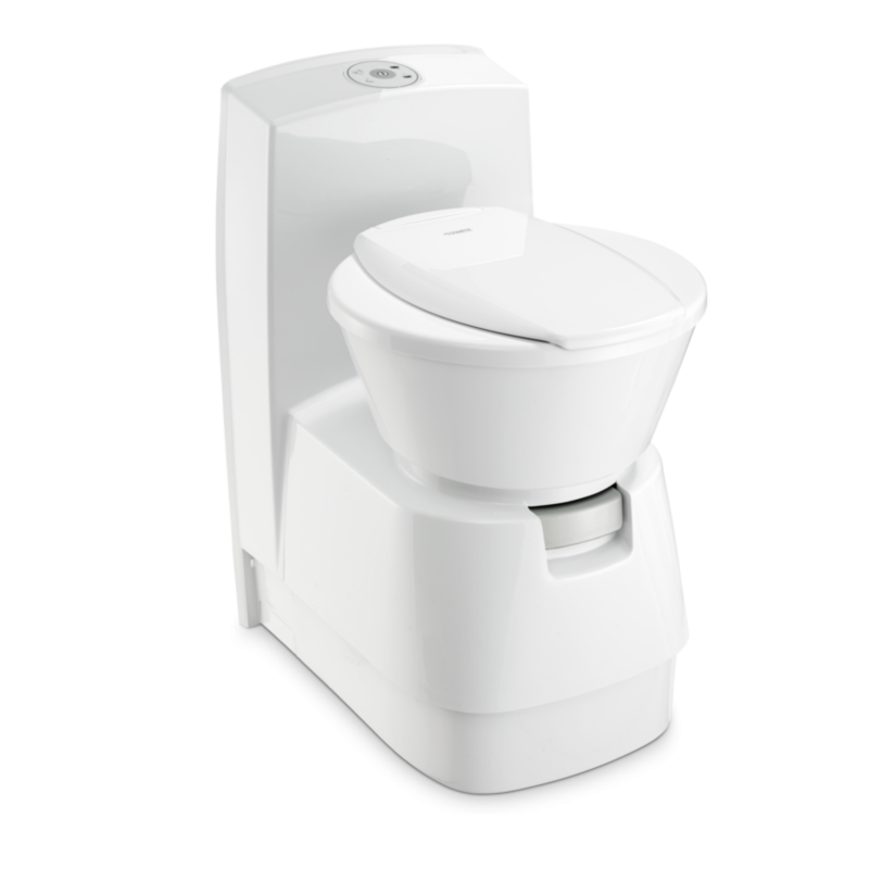 Dometic CTW 4110 19 lt. Kasetli Temiz Su Tanklı Tuvalet 12V Beyaz