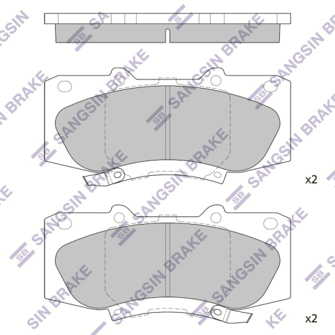 BRAKE PAD FRONT HILUX (KUN35-KUN25) 2012-2014