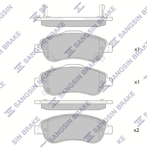 BRAKE PAD FRONT CRV (RE-RM) 2007-2016