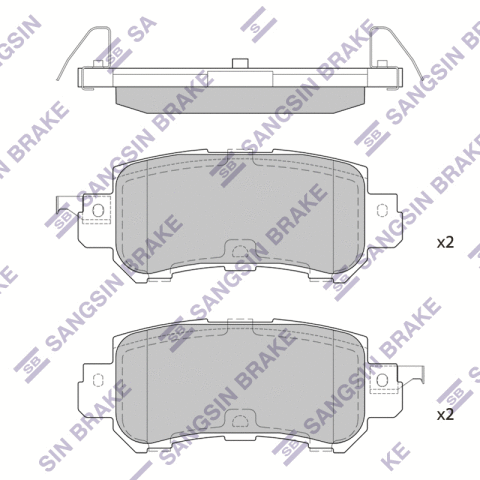 BRAKE PAD REAR CX5 (KE) CX3 (DK) 2012-2014