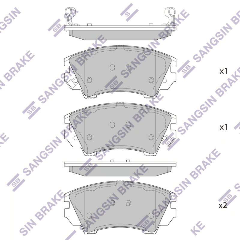 BRAKE PAD FRONT 17 INCH 321 MM DISCS FOR INSIGNIA A-ASTRA J-CASCADA-ZAFIRA C 2009-