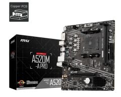 MSI A520M-A PRO DDR4 4600/1866Mhz M.2 M.ATX AM4