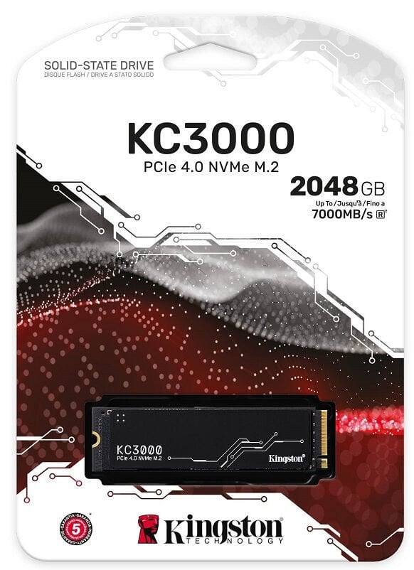 2TB KINGSTON KC3000 PCIe 4.0 SKC3000D/2048G