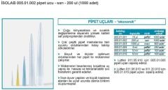 Isolab 005.01.002 Pipet Ucu - Sarı - 200 Ul 1000 Adet