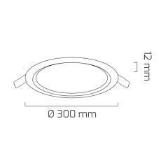 Goya GY 1798 24W Sıva Altı Led Panel Armatür