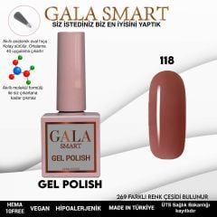 No: 118 Gala Smart Classic Seri Kalıcı Oje 10 ml