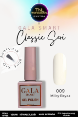 No: 009 Milky Beyaz Gala Smart Classic Seri Kalıcı Oje 10 ml