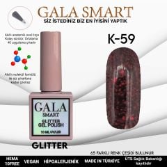 K59 Gala Smart Glitter Kalıcı Oje 10 ml