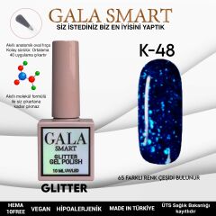 K48 Gala Smart Glitter Kalıcı Oje 10 ml