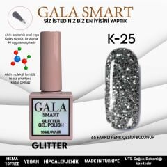 K25 Gala Smart Glitter Kalıcı Oje 10 ml