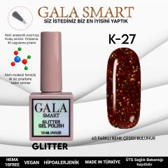 K27 Gala Smart Glitter Kalıcı Oje 10 ml