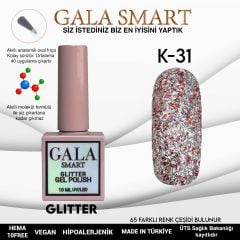 K31 Gala Smart Glitter Kalıcı Oje 10 ml
