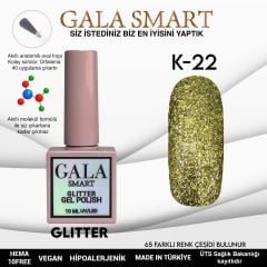 K22 Gala Smart Glitter Kalıcı Oje 10 ml