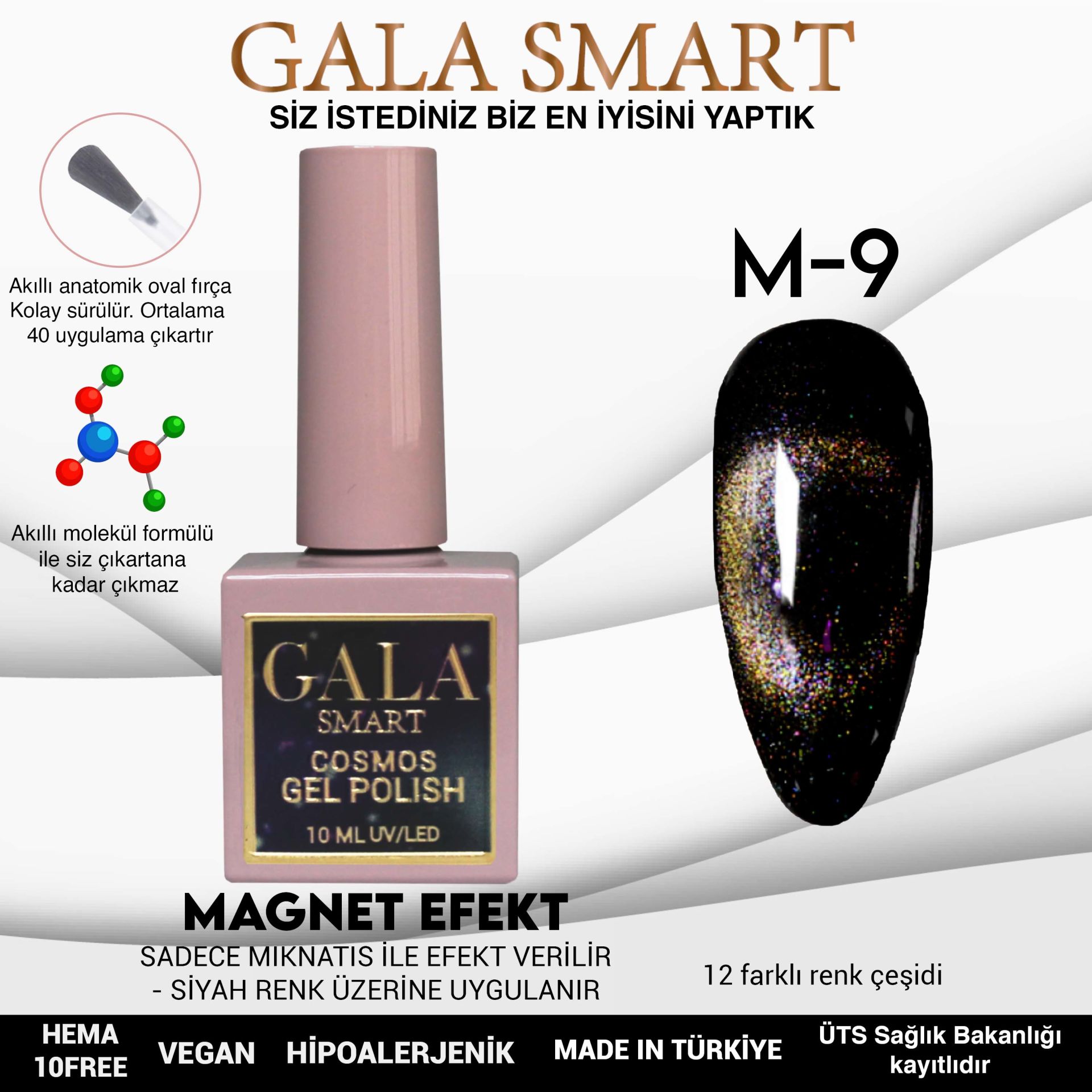 M9 Gala Smart Cosmos Kedi Gözü 10 ml