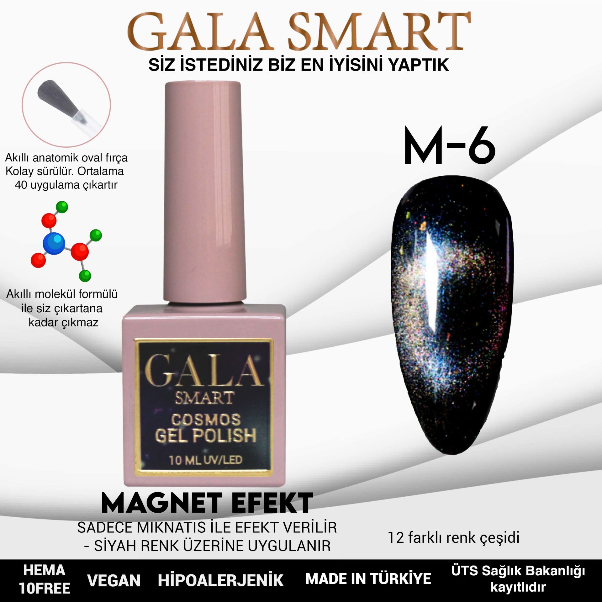 M6 Gala Smart Cosmos Kedi Gözü 10 ml