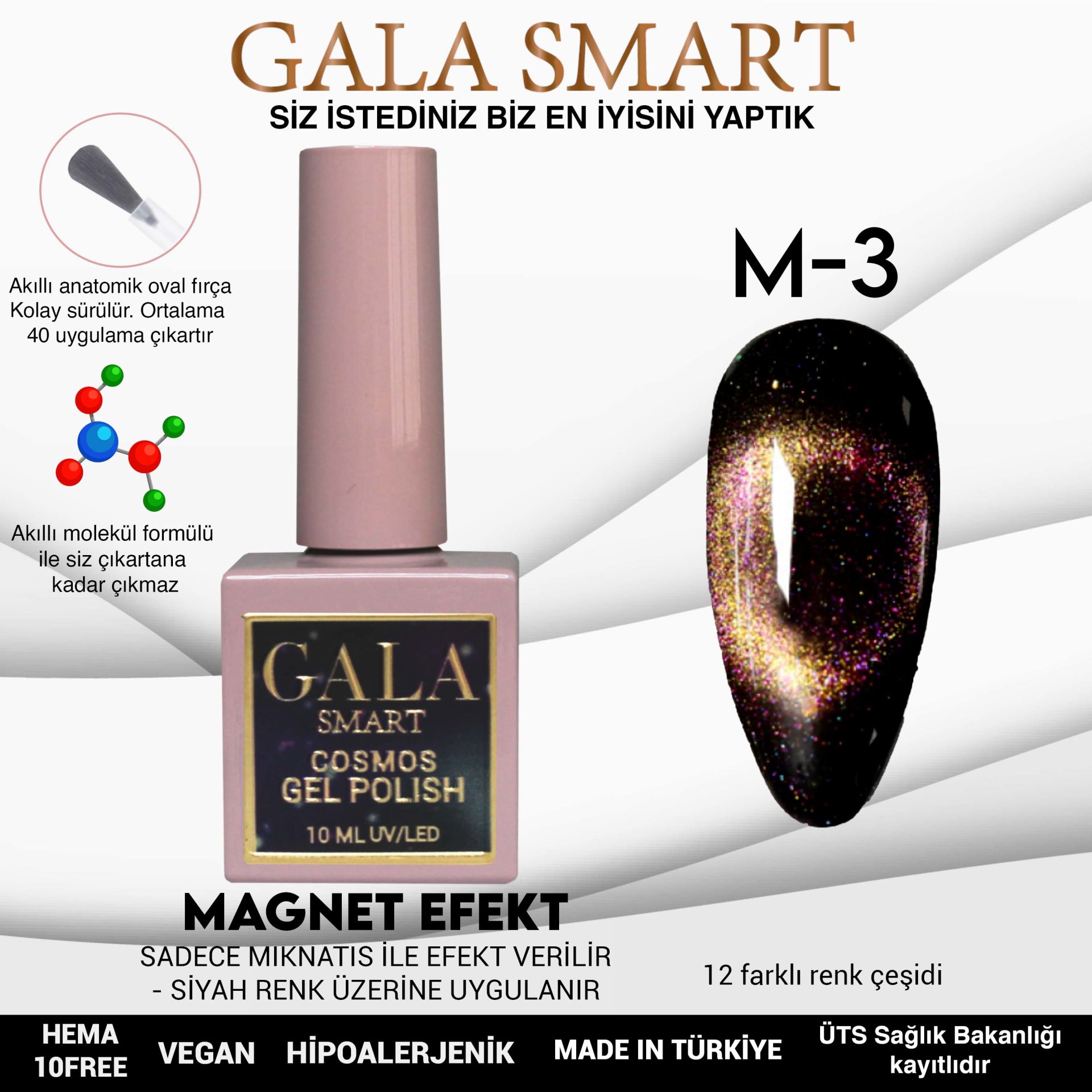 M3 Gala Smart Cosmos Kedi Gözü 10 ml