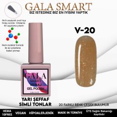 V20 Vitraj Kalıcı Oje 10 ml Gala Smart