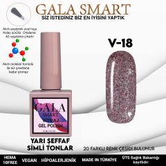 V18 Vitraj Kalıcı Oje 10 ml Gala Smart