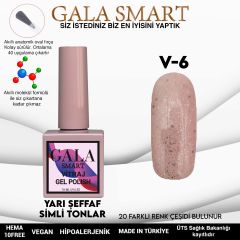 V6 Vitraj Kalıcı Oje 10 ml Gala Smart