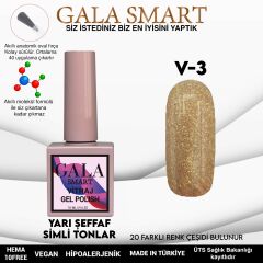 V3 Vitraj Kalıcı Oje 10 ml Gala Smart